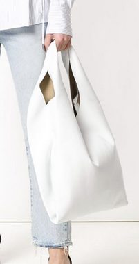 MAISON MARGIELA Schultertasche Maison Margiela Leather Bag with Pouch Oversized Shopper Tote Weekende