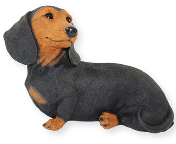Castagna Tierfigur Dekofigur Hund Dackel Dachshund Kollektion Castagna aus Resin H 20 cm