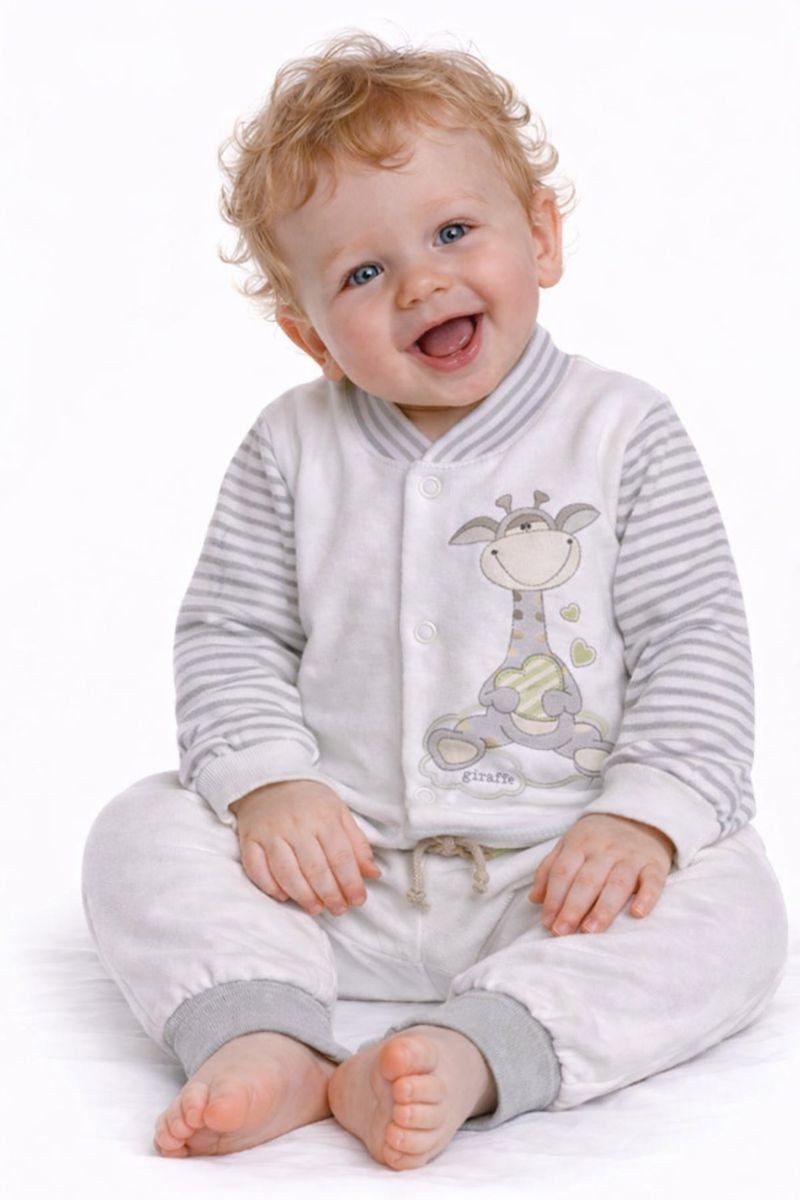 Langarmshirt & Hose Baby Anzug neutral für Neugeborene Hemdchen und Mitwachshose