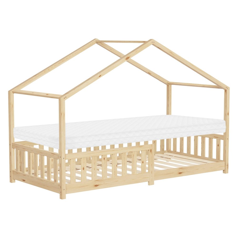 ML-DESIGN Spielbett Hausbett Kinderbett inkl. Lattenrost günstig online kaufen
