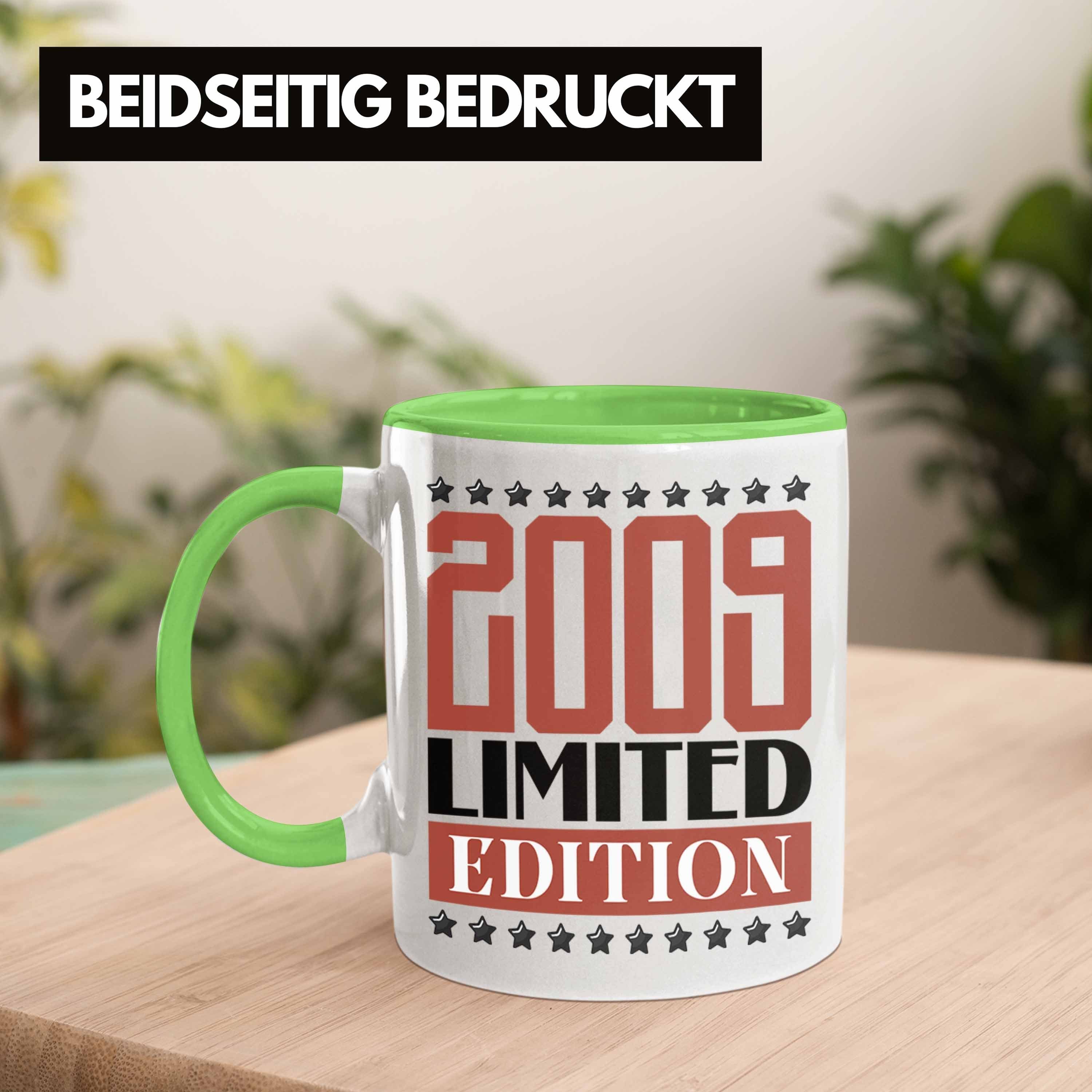 Geburtstag Geboren Geschenkidee Trendation Baujahr 2009 Tasse Grün Tasse 2009