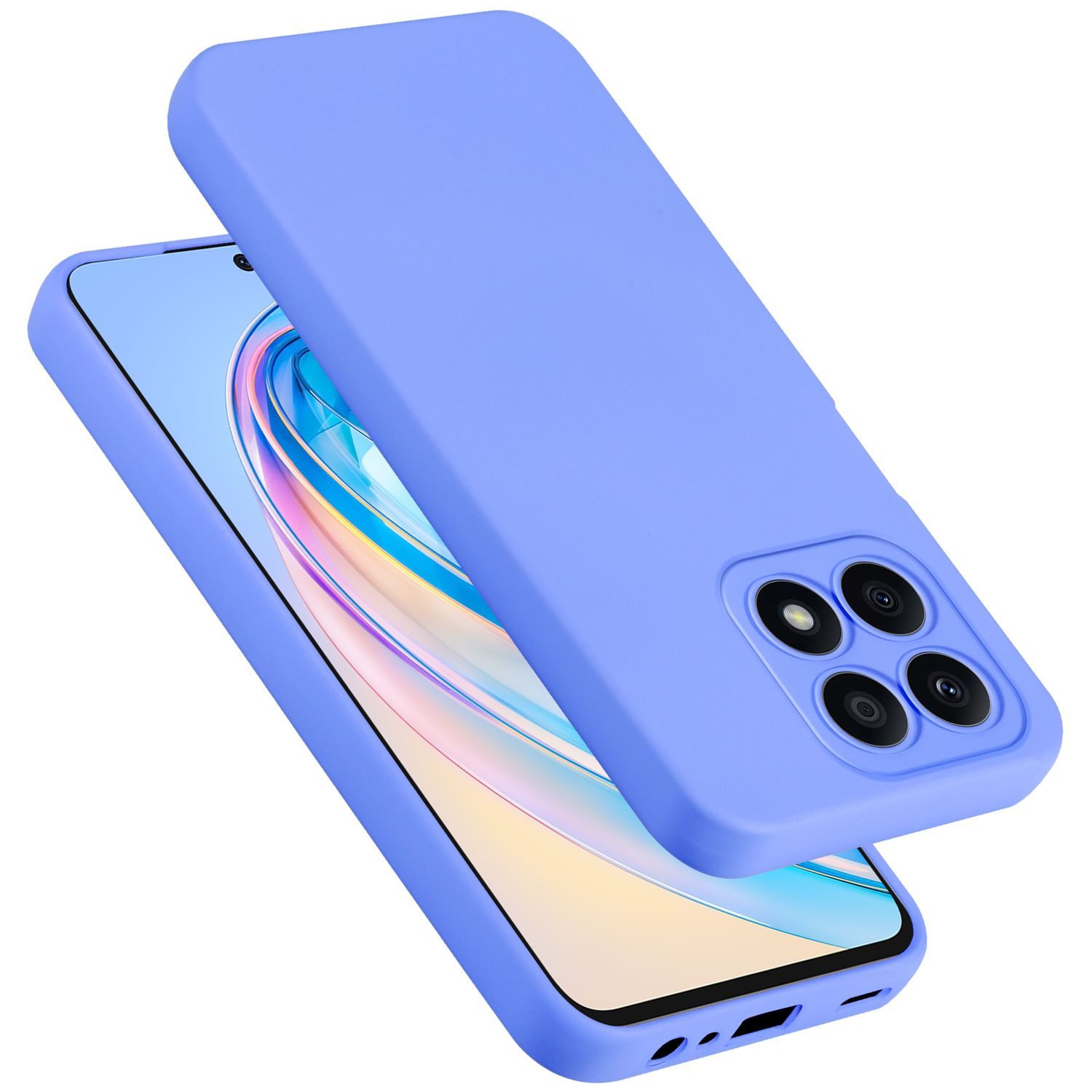 Cadorabo Handyhülle für Honor x8a Hülle Honor x8a, Flexible Hülle TPU Silikon Schutzhülle Back Cover Case