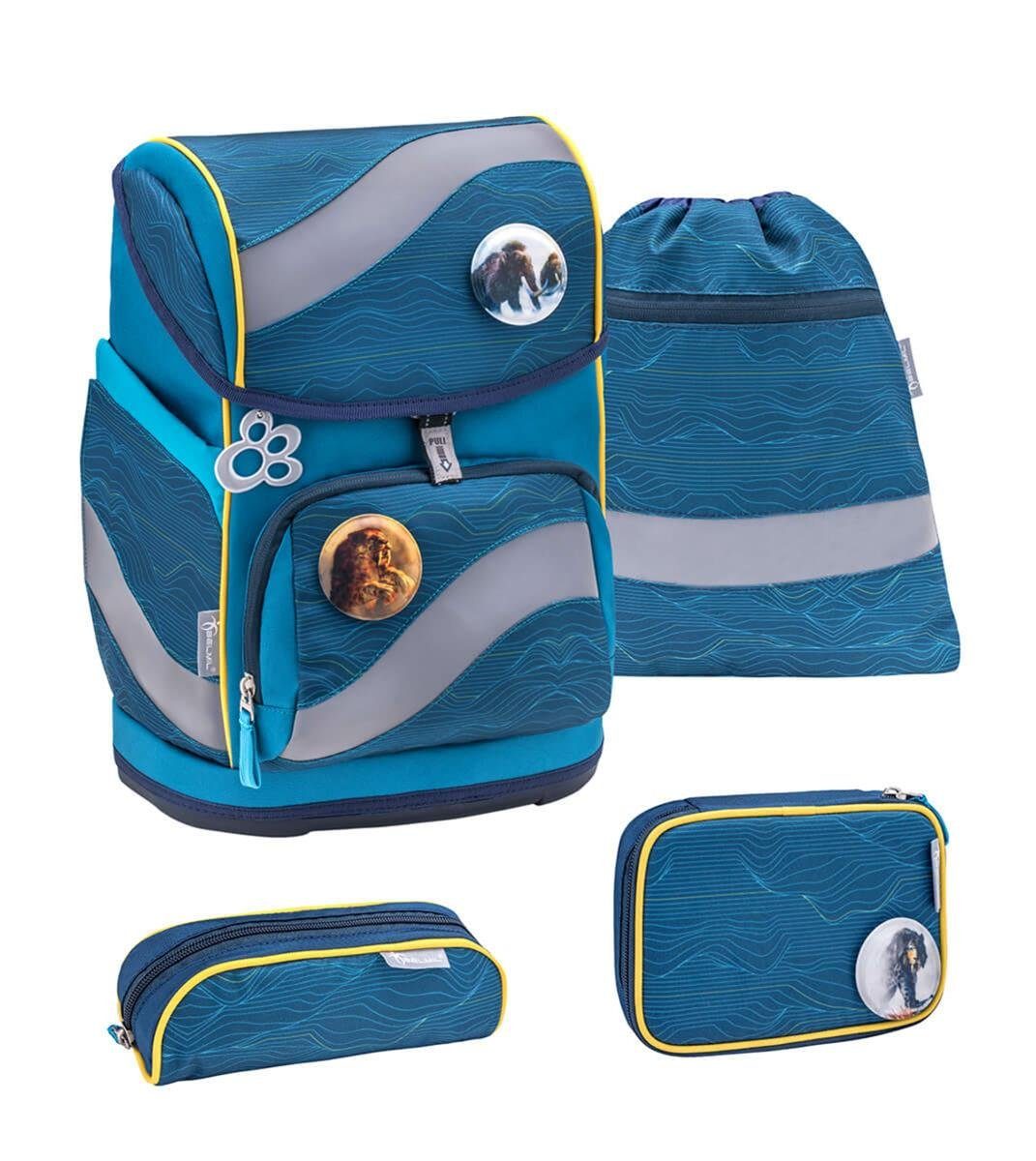 Belmil Schulranzen Belmil Cool Bag Schulranzen Set Smarty WAVES ORANGE
