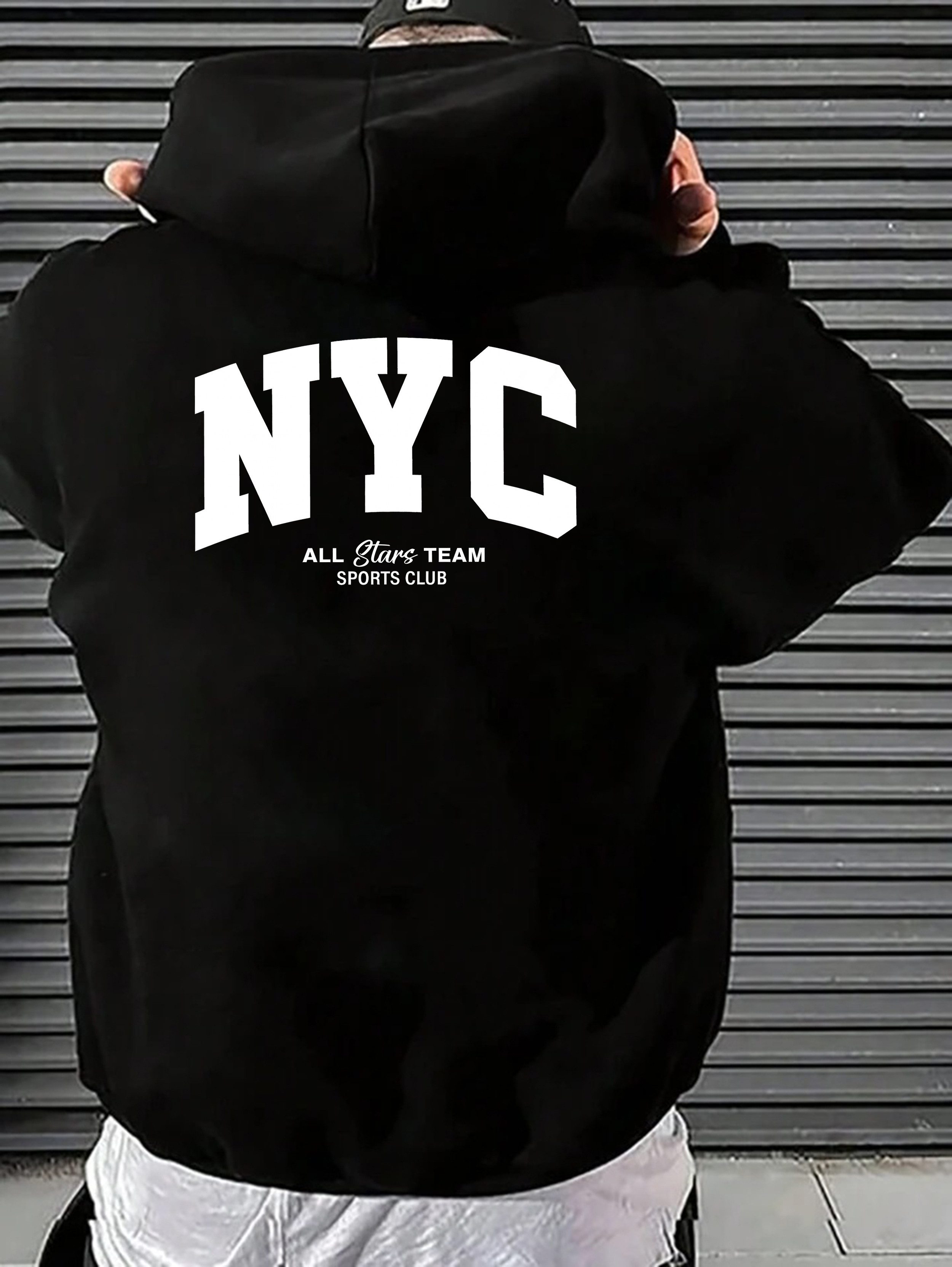 RMK Hoodie Herren Kapuzenpullover Pullover Langarm Oversize New York NY mit günstig online kaufen