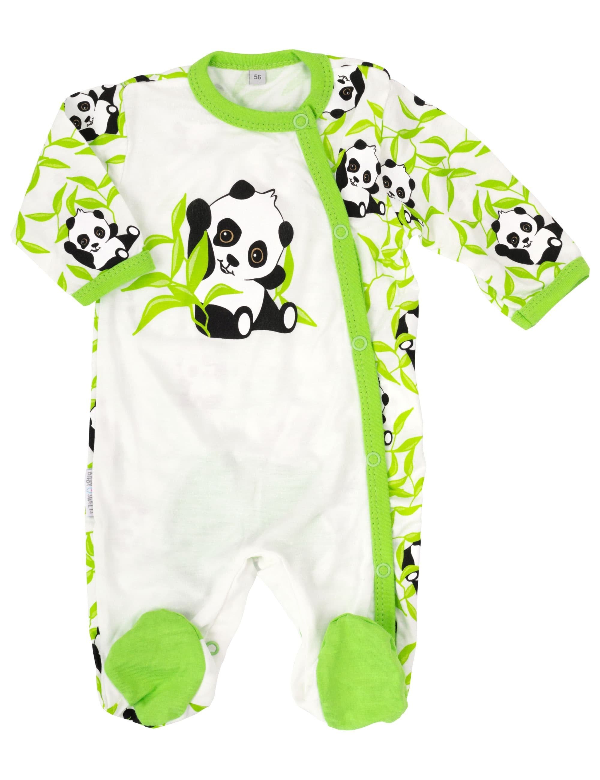 Strampler Strampler, Baby Sweets Schlafanzug Panda Happy (1-tlg)