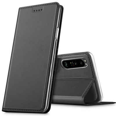 CoolGadget Handyhülle »Magnet Case Handy Tasche für Sony Xperia 5 III« 6,1 Zoll, Hülle Klapphülle Ultra Slim Flip Cover für Sony 5 III Schutzhülle