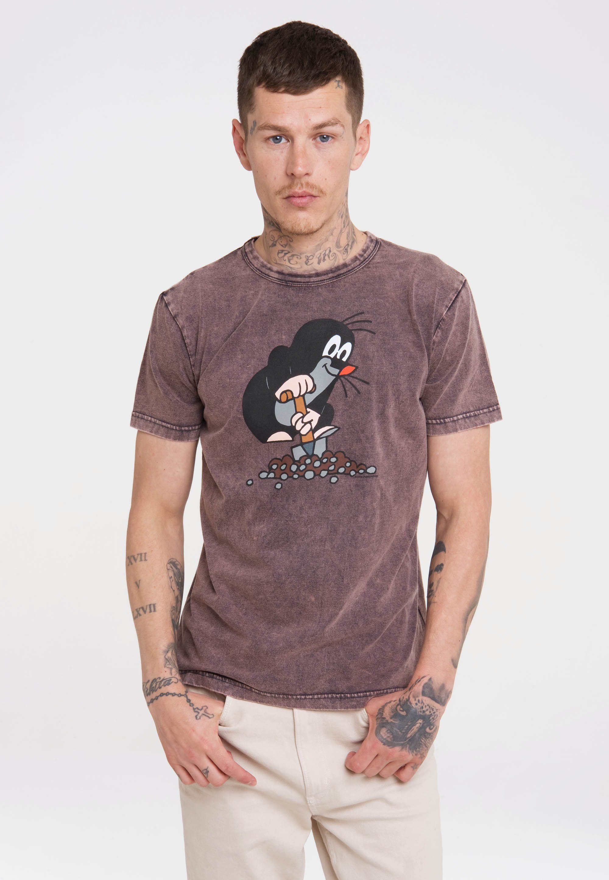 LOGOSHIRT T-Shirt Der kleine Maulwurf mit lizenziertem Print