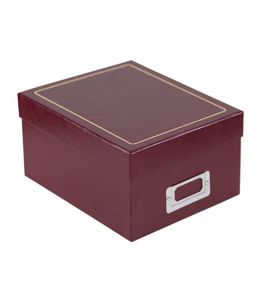 IDEAL TREND Fotoalbum Tradition Photo Box für 700 Fotos in 10x15 cm – Fotobox mit edle