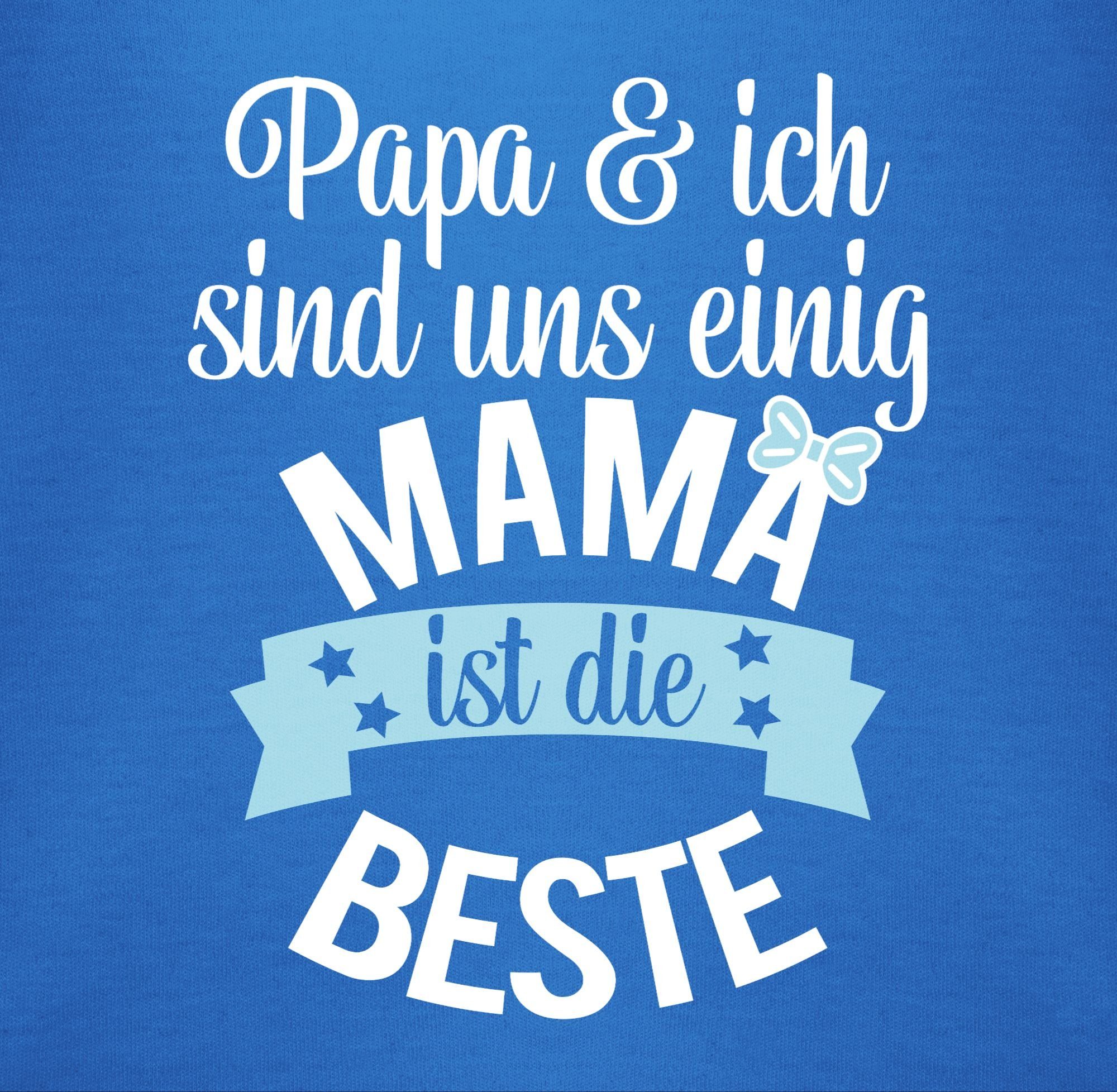 Mama I (1-tlg) ist Muttertagsgeschenk Shirtbody die Beste Royalblau Shirtracer 3