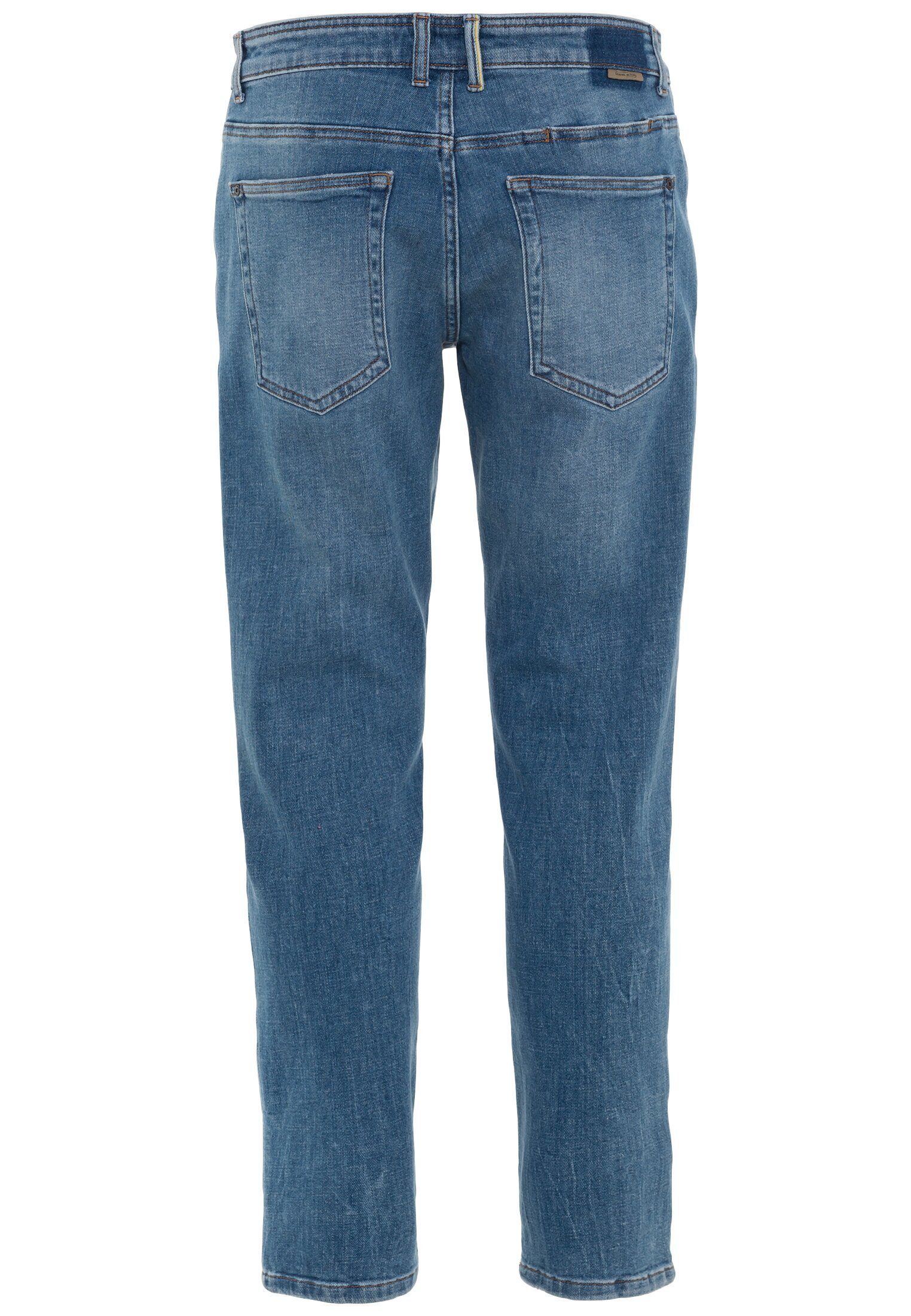 camel active 5-Pocket-Jeans Tapered Fit Destroyed günstig online kaufen