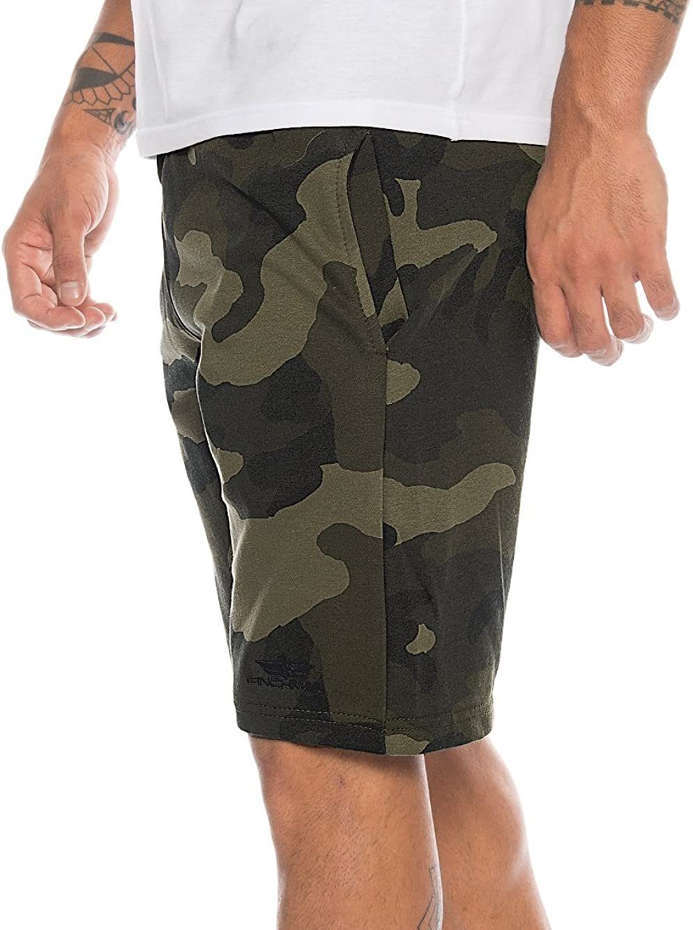 Finchman Cargoshorts FM191 Herren Cotton Sweat Short Kurze Hose Bermuda Sweatpant