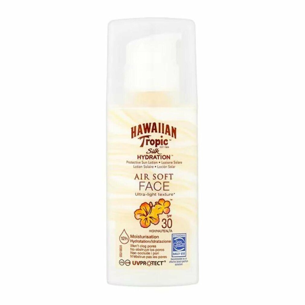 Hawaiian Tropic Sonnenschutzcreme Silk Hidration Air Soft Face Sun Lotion Spf30