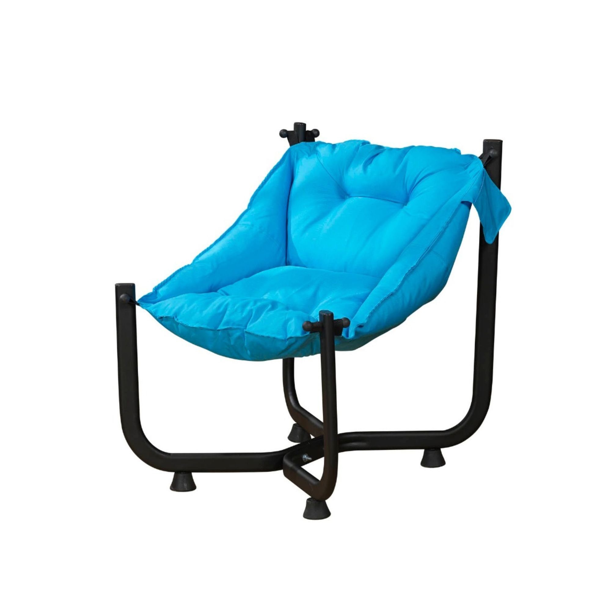 Kuffe Relaxsessel Paffia Relax Sessel mit Hängematte, gemütlicher Stuhl Sitzsack, Wasserabweisend Blau