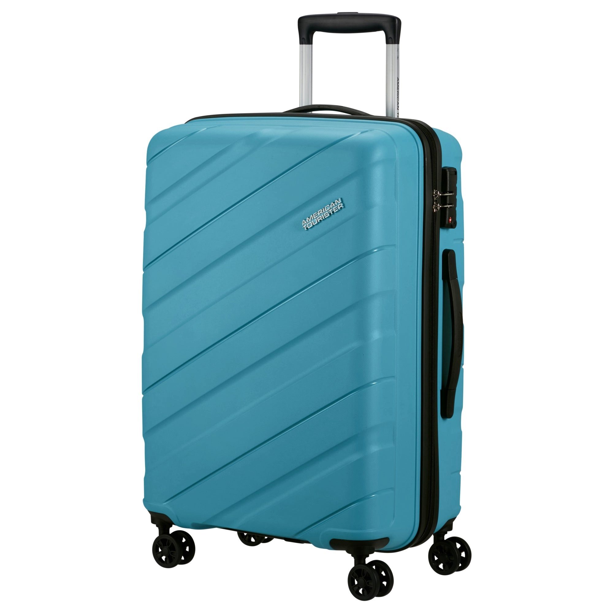American Tourister® Koffer Jetdriver 3.0 - 4-Rollen-Trolley 67 cm (light blue), 4 Rollen