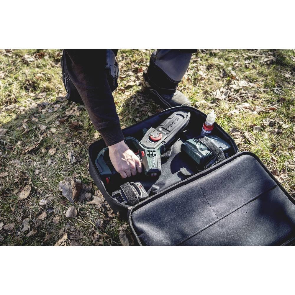 metabo Akku-Kettensäge MS 18 LTX 15 Akku-Gehölzsäge 600856500, inkl. Akku, inkl. Ladegerät