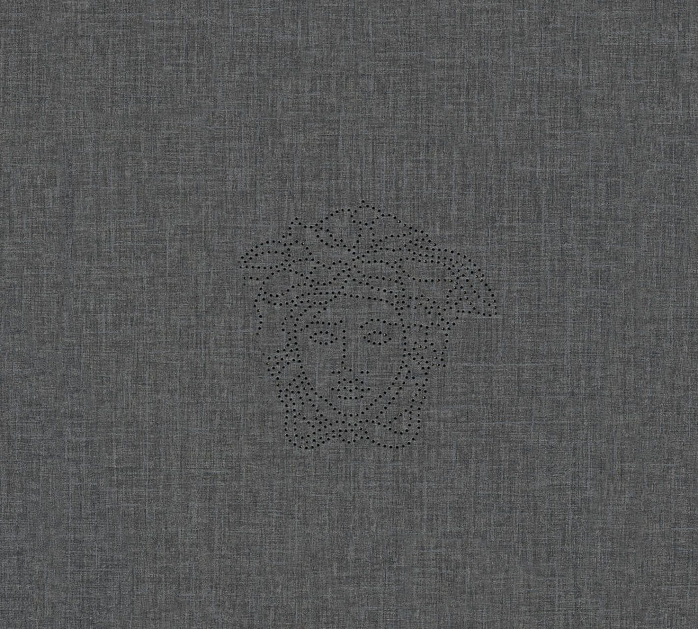 KUNSTLOFT Vliestapete Versace Medusa 4 0.7x3.3 m, Leicht glänzend, lichtbeständige Design Tapete