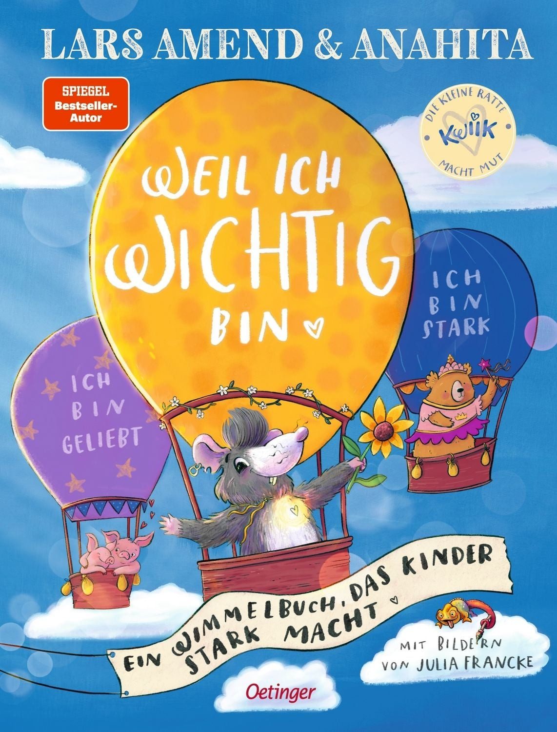 Kinderbuch Die kleine Ratte Kwiik macht stark. Weil ich wichtig bin Ein Wimmelbuc Anahita, Lars Amend