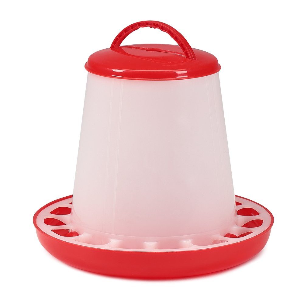 Mucola Кормspender Кормspender Kunststoff Geflügel Кормautomat, Geeignet zum Aufhängen oder Hinstellen