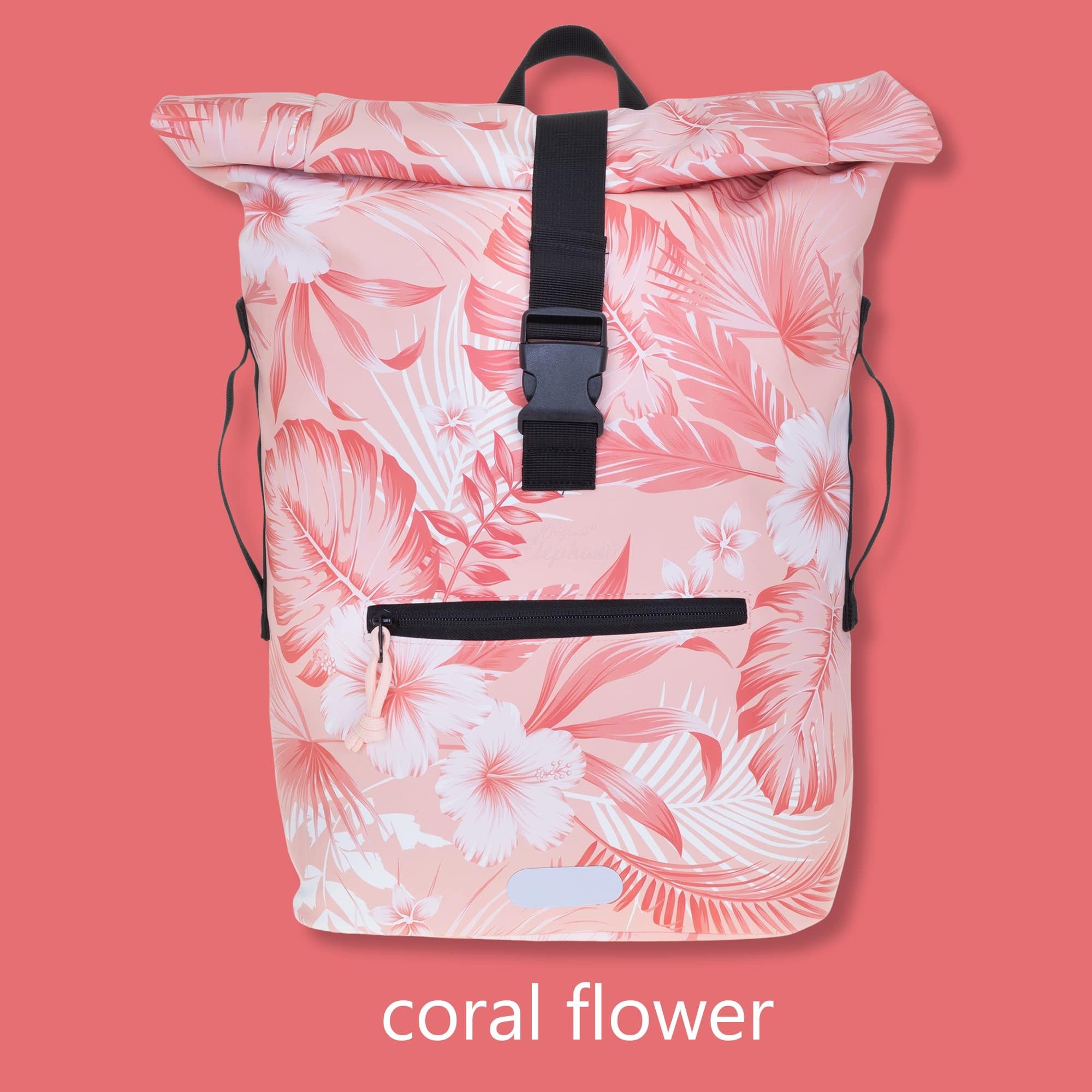 ELEPHANT Freizeitrucksack Time Bag aus Plane, Rucksack Laptoprucksack Daypack wasserabweisend + Trinkflasche