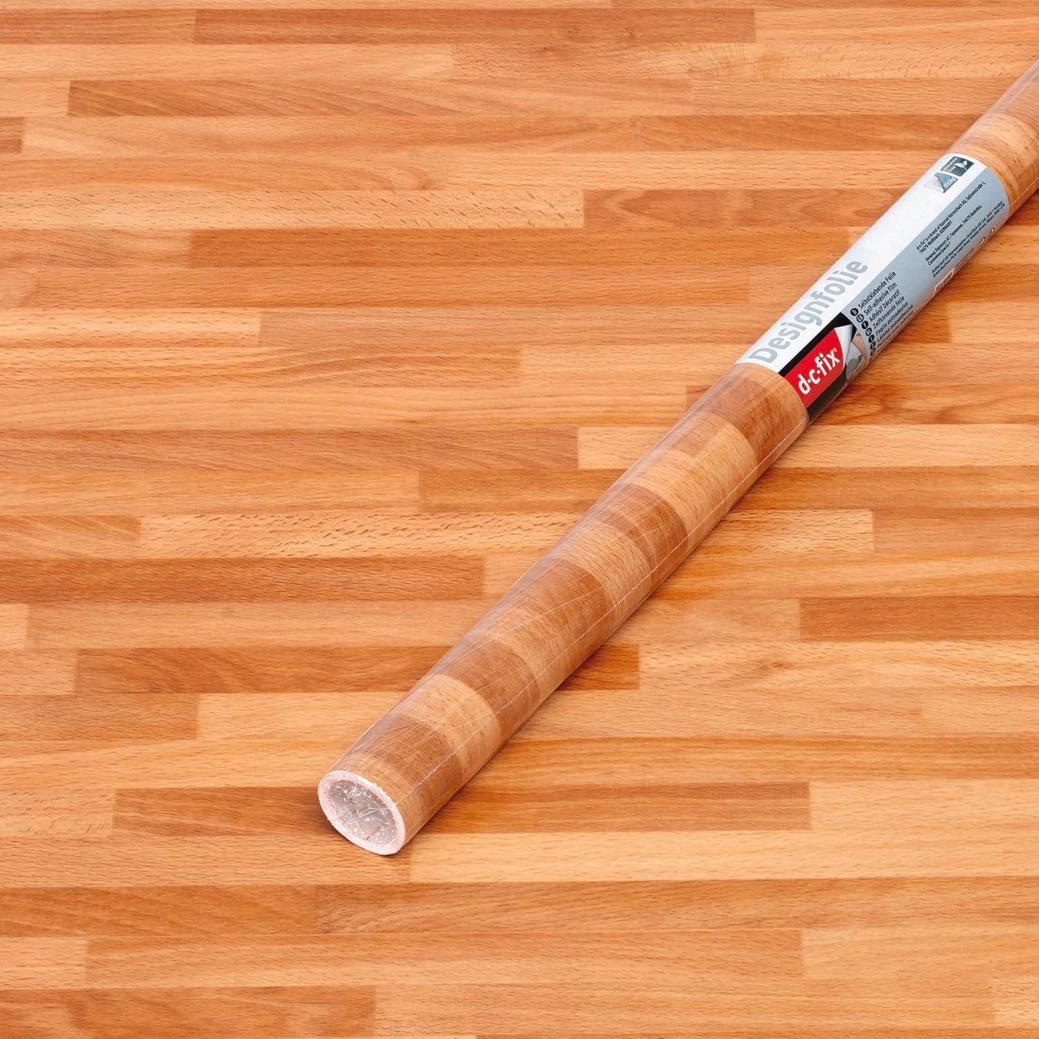 d-c-fix Möbelfolie Butcherblock - selbstklebende Dekofolie Klebefolie Möbel Küche, Designfolie 200 x 45cm - zuschneidbar und rückstandslos entfernbar – Bild 5 von 5