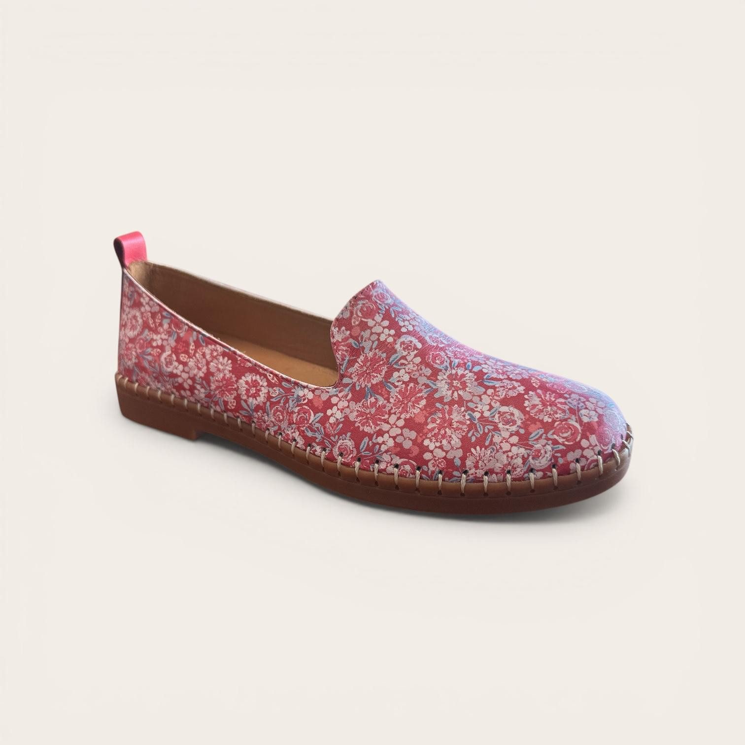 Begoria Begoria Flora - Loafer mit Blumenmuster und handgefertigter Naht Loafer