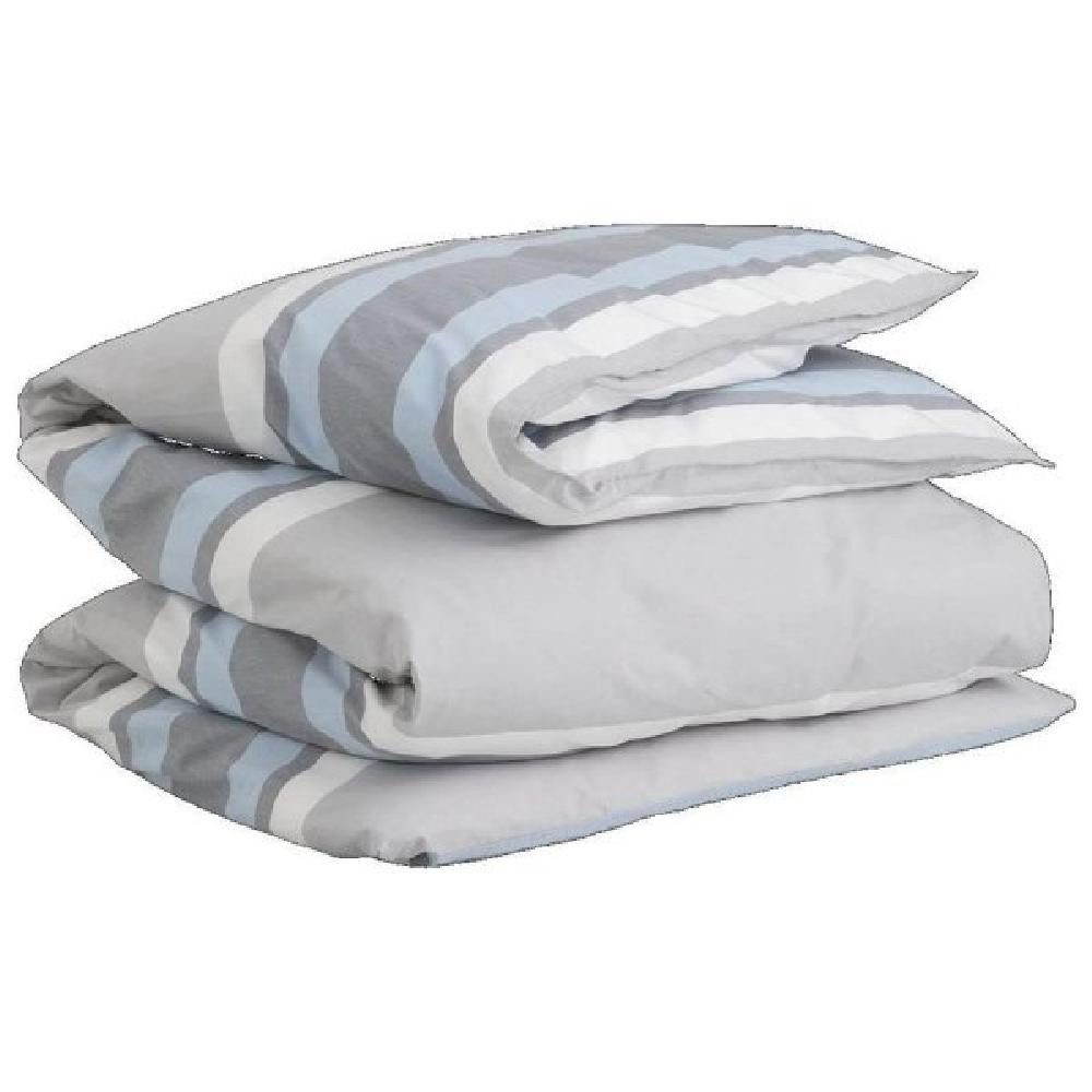 Gant Bettwäsche Gant Home Einzelbettbezug mit Reißverschluss Oxford Stripe Single Duve