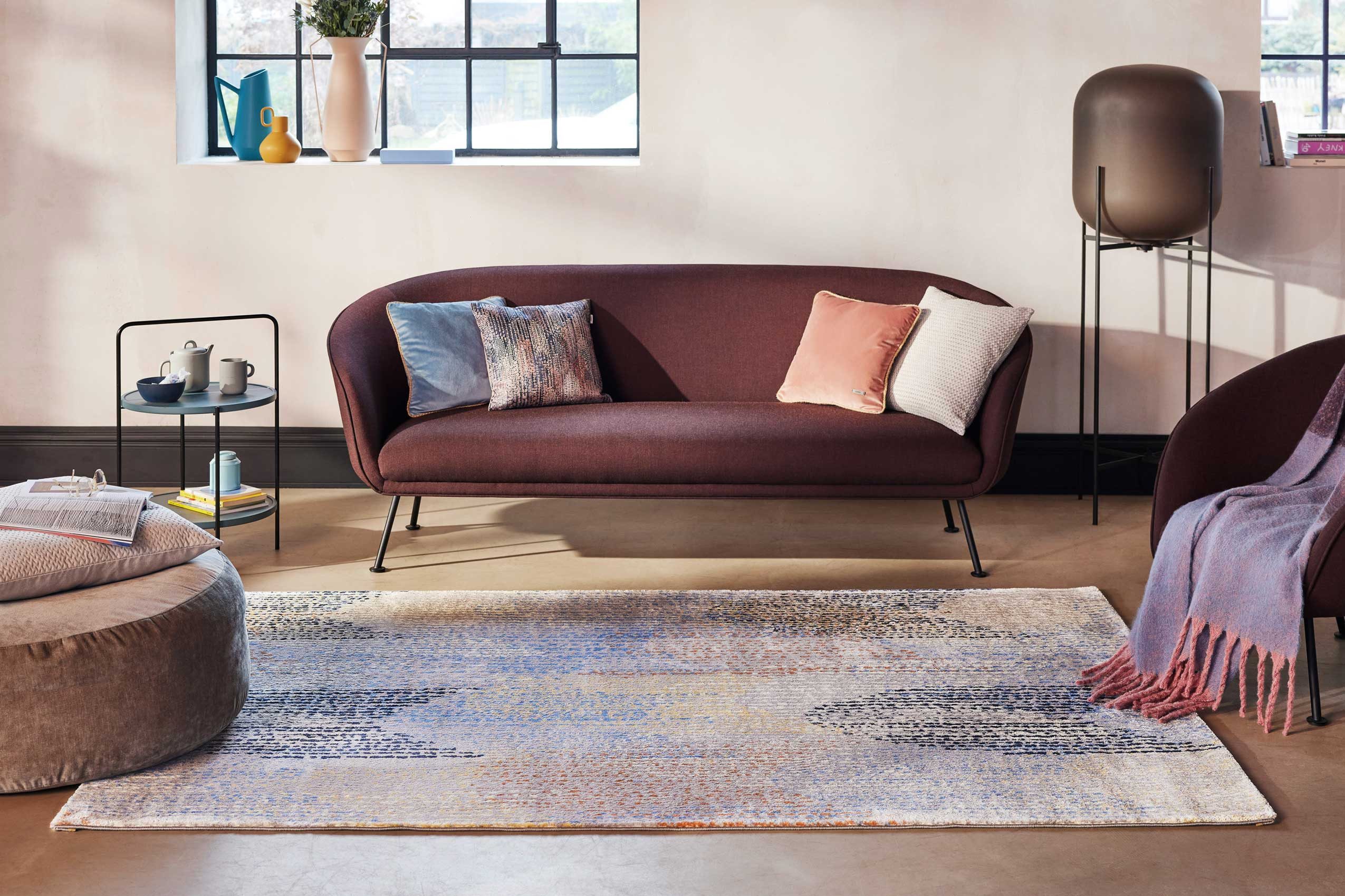 Esprit Teppich Antonia, rechteckig, Höhe: 12 mm, Kurzflorteppich, gewebt, modern, Wohnzimmer, zeitlos, Boho, Skandi