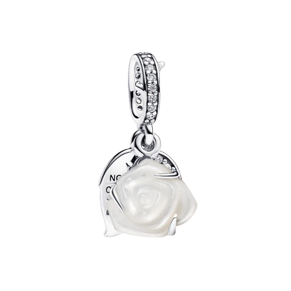 Pandora Charm Blume 793200C01, Rose, Perlmutt, Zirkonia