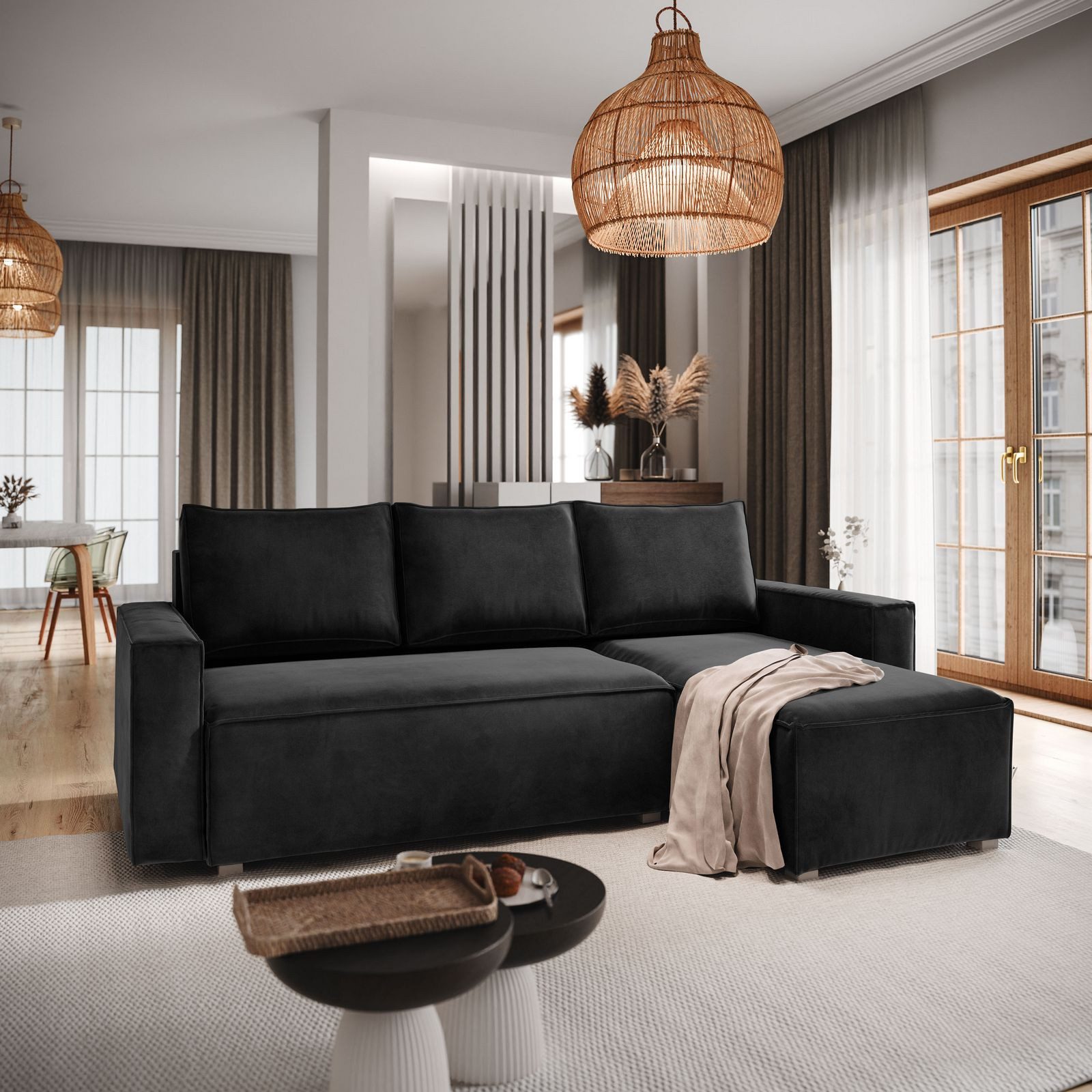 Masseno Ecksofa SILES mit Schlaffunktion L-Form, günstig online kaufen