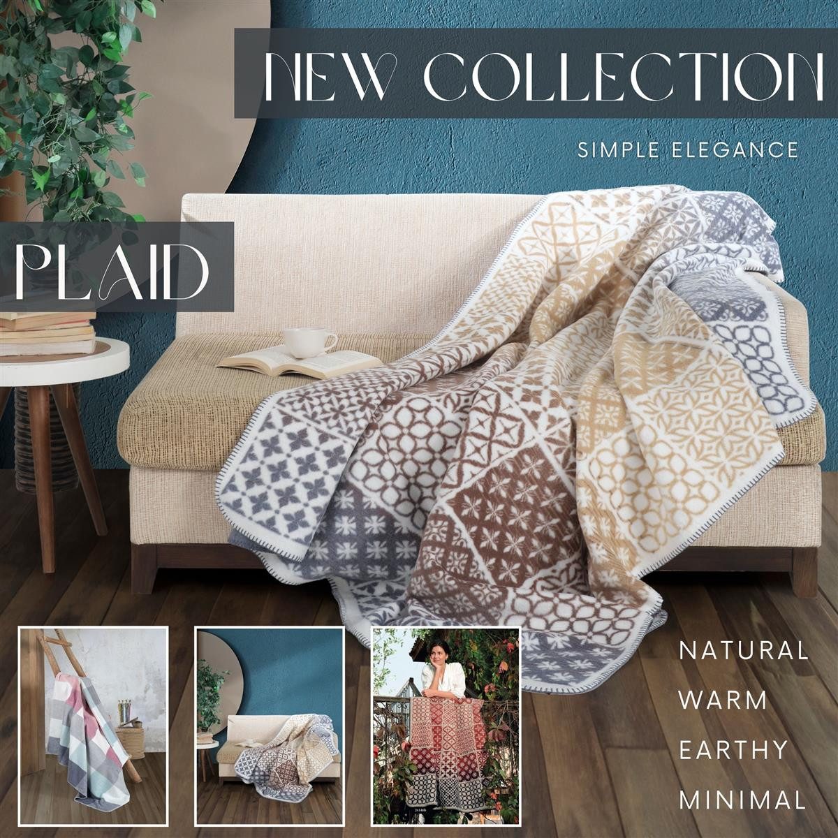 Plaid Plaid Kuscheldecke Decke - 150x200 cm - Extra Weich & Flauschig, SEI günstig online kaufen