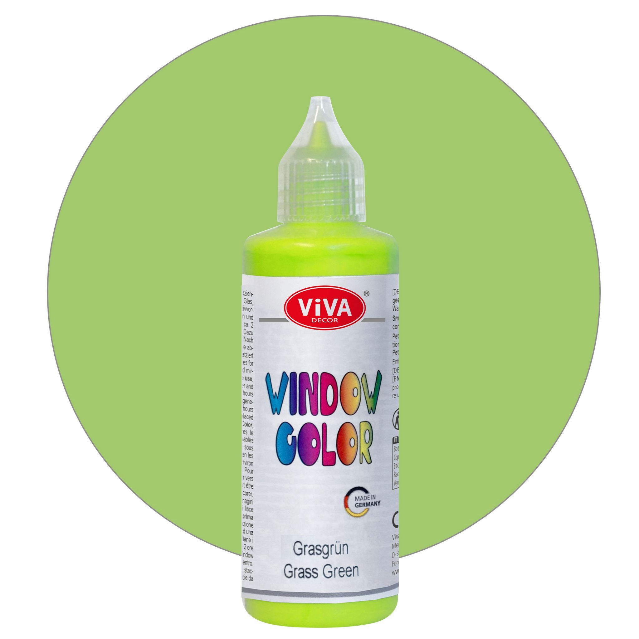 Viva Decor Fensterbild ViVA DECOR Window Color 80ml, Grasgrün