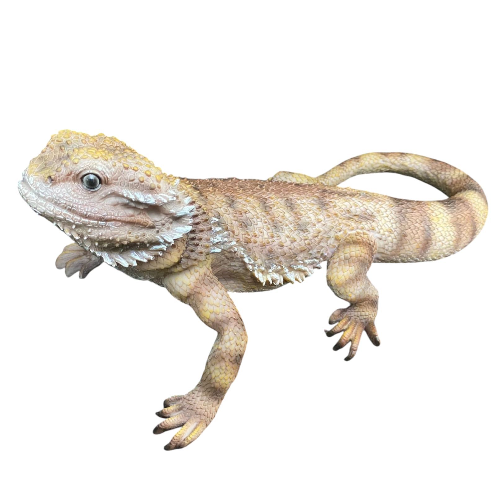 Aspinaworld Gartenfigur Bartagame Figur 34 cm lang, Figur für den Garten