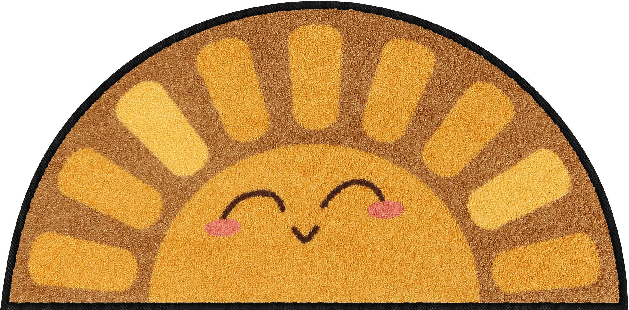 Salonloewe Läufer Läufer 42x85 Sun Smile Gelb, Läufer klein, Höhe: 420 mm