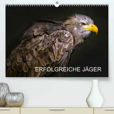 CALVENDO Wandkalender Erfolgreiche Jäger (Premium, hochwertiger DIN A2 Wandkalender 2023, Kunstdruck in Hochglanz)