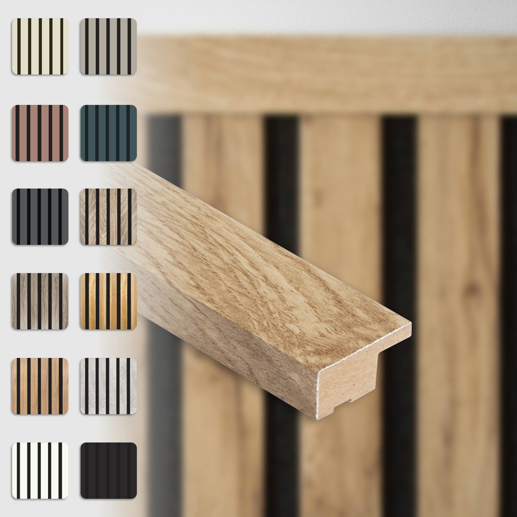 Hexim Wanddekoobjekt APA08 (Abschlussleiste 275x2,7cm passend für unsere Ak günstig online kaufen