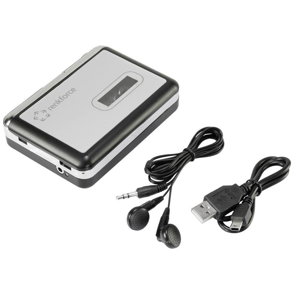 Renkforce USB-KASETTEN-ENCODER Kassetten Player (Inkl. Kopfhörer)