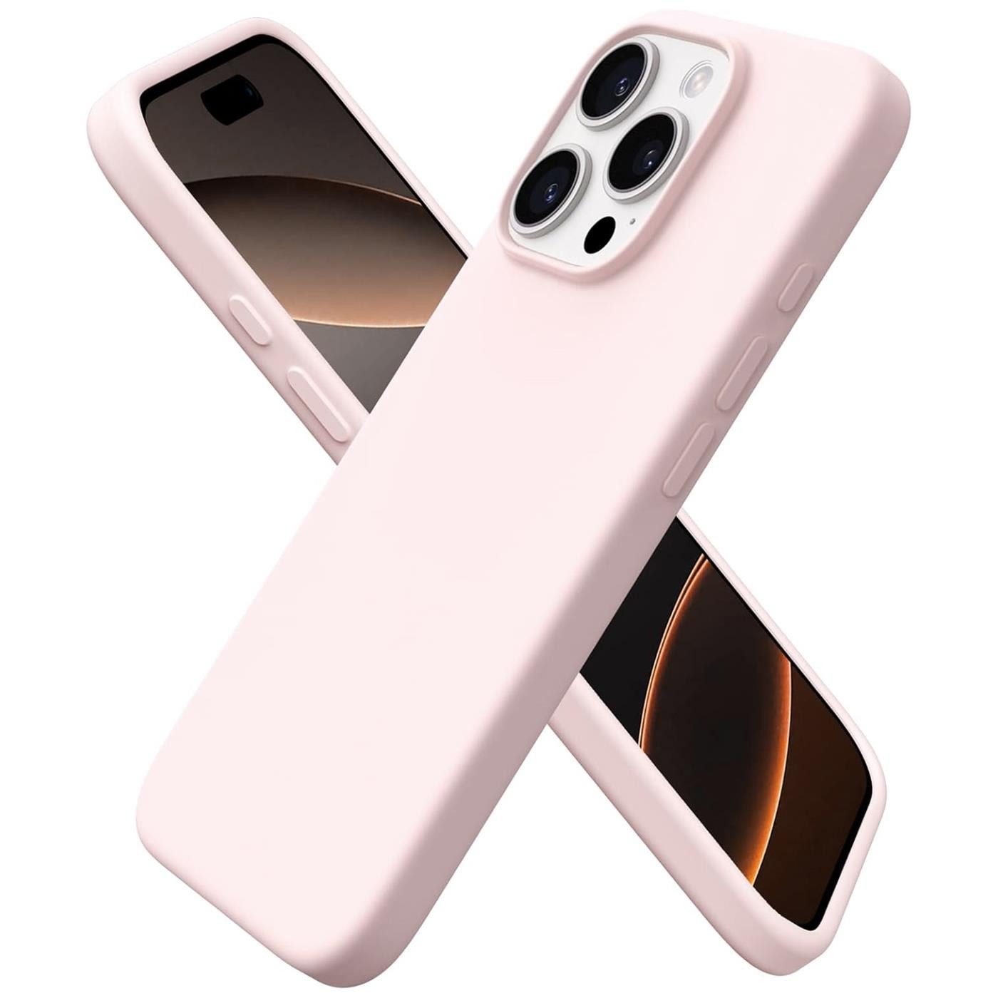 CoolGadget Handyhülle Silikon Colour Series Slim Case für Apple iPhone 16 Pro Max 6,9 Zoll, Hülle weich Handy Cover für iPhone 16 Pro Max Schutzhülle Innenfleece