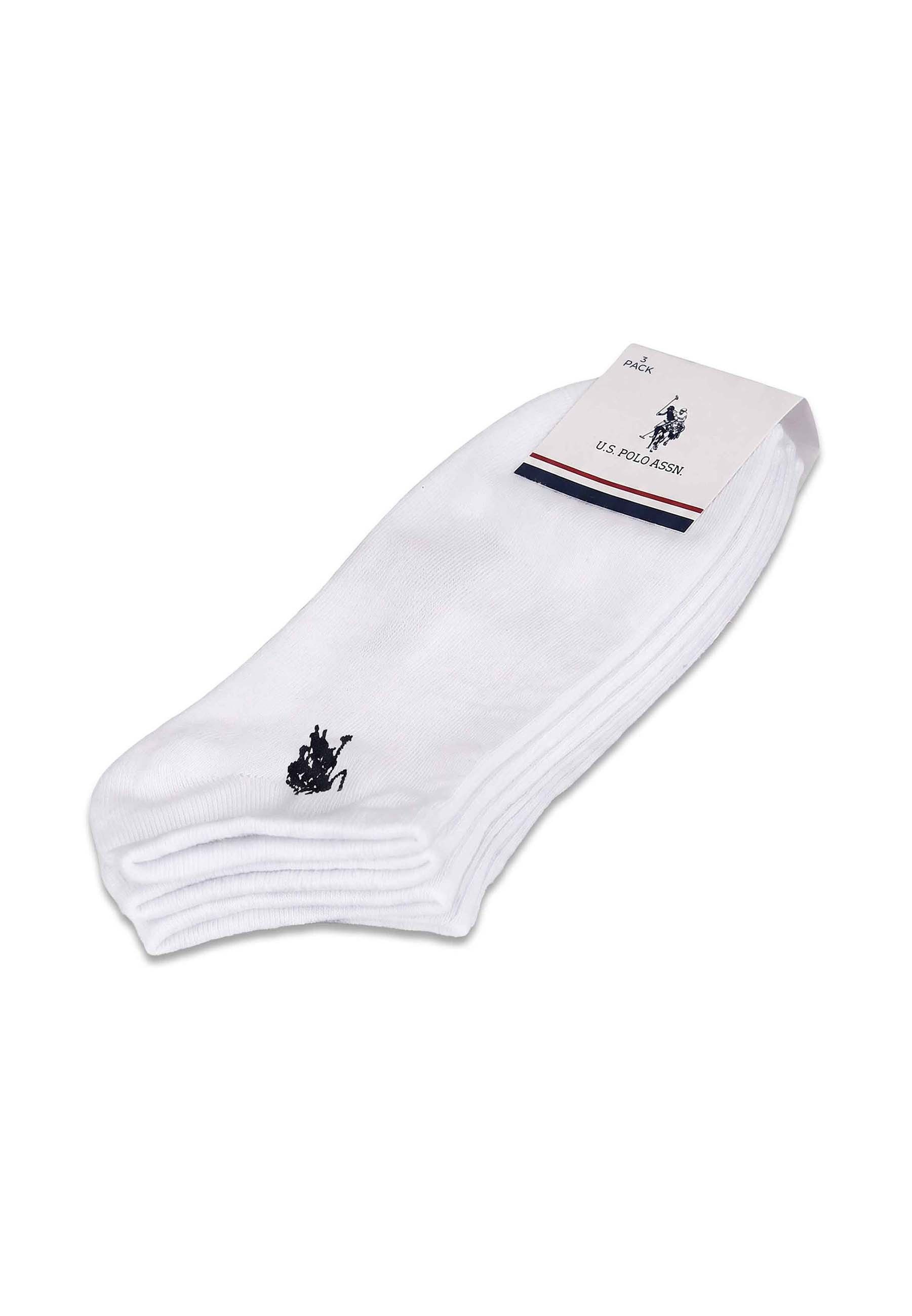 U.S. Polo Assn. Socken USOowen Quarter Socken 6er Pack – Baumwollsocken unisex halbhoch Bequeme Socken mit elastischem Bund und Logo