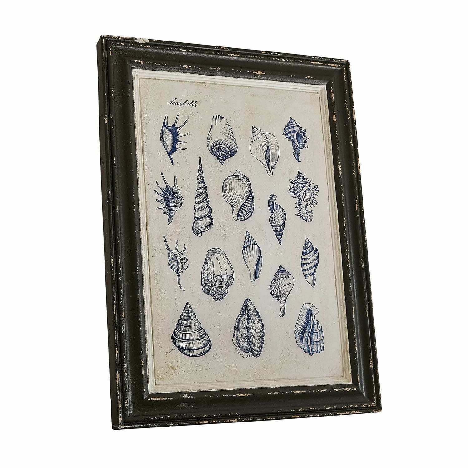 Mirabeau Wanddekoobjekt Dekoboard Allarmont schwarz/weiß/blau