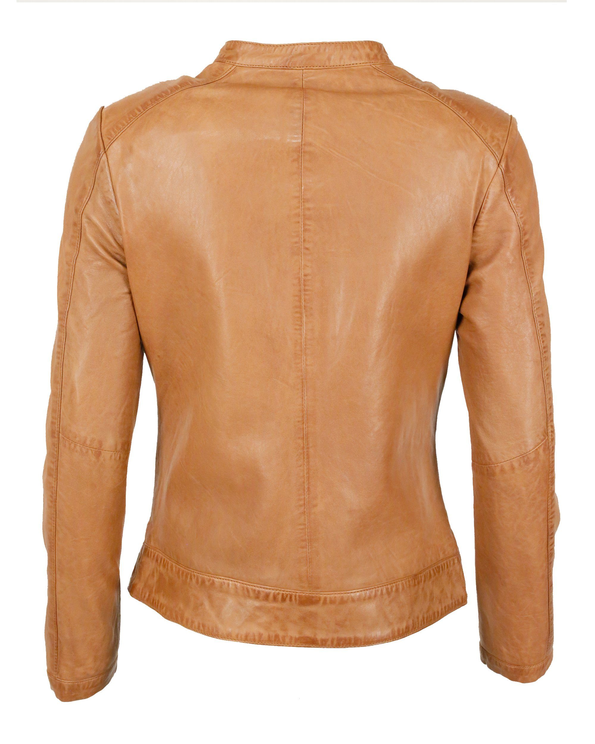 Lederjacke 6071028-2 cognac JCC