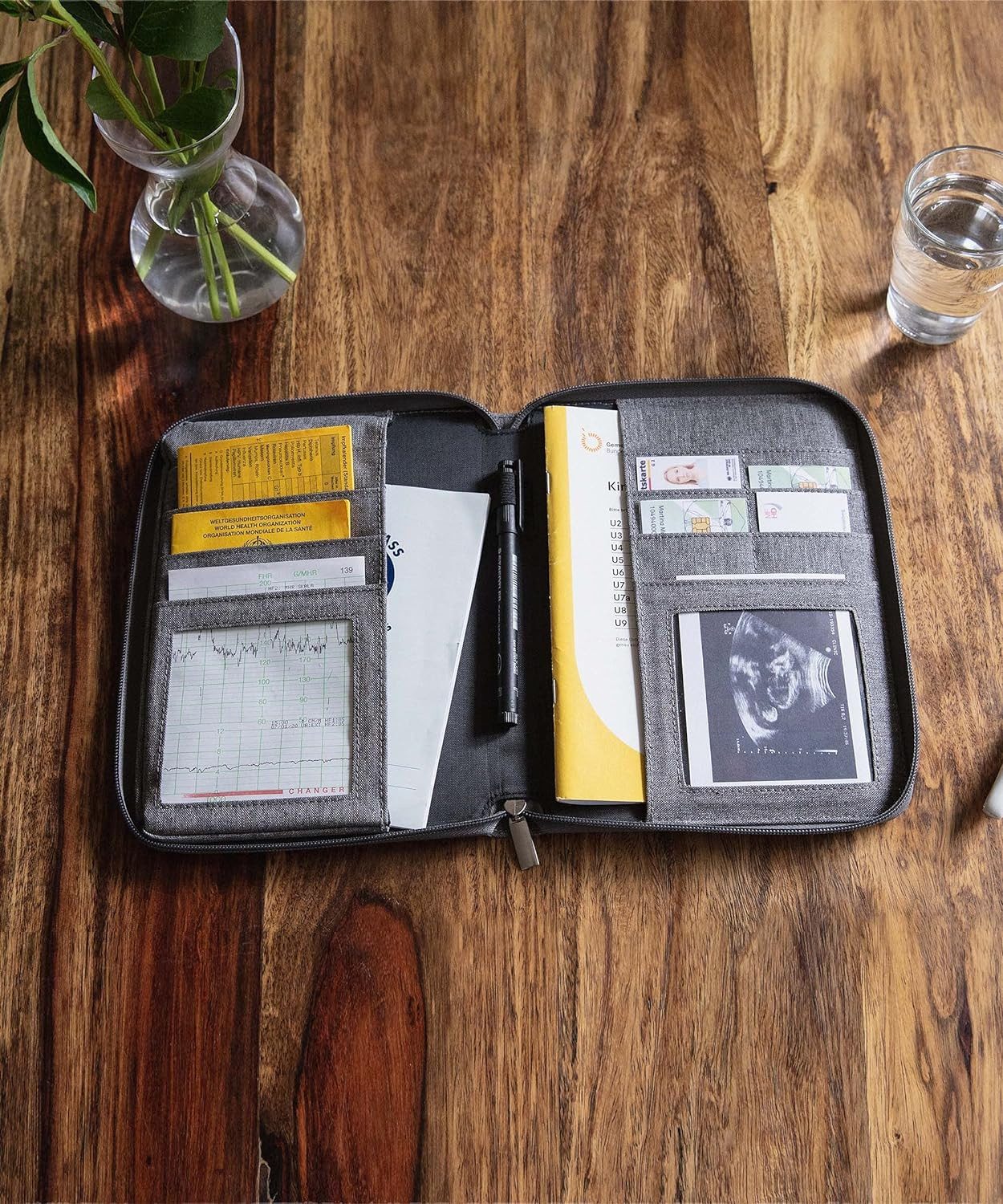 Ehrenkind Mutterpass-Hülle Mutterkindpasshülle, U-Heft Tasche, Mutterpassbuch