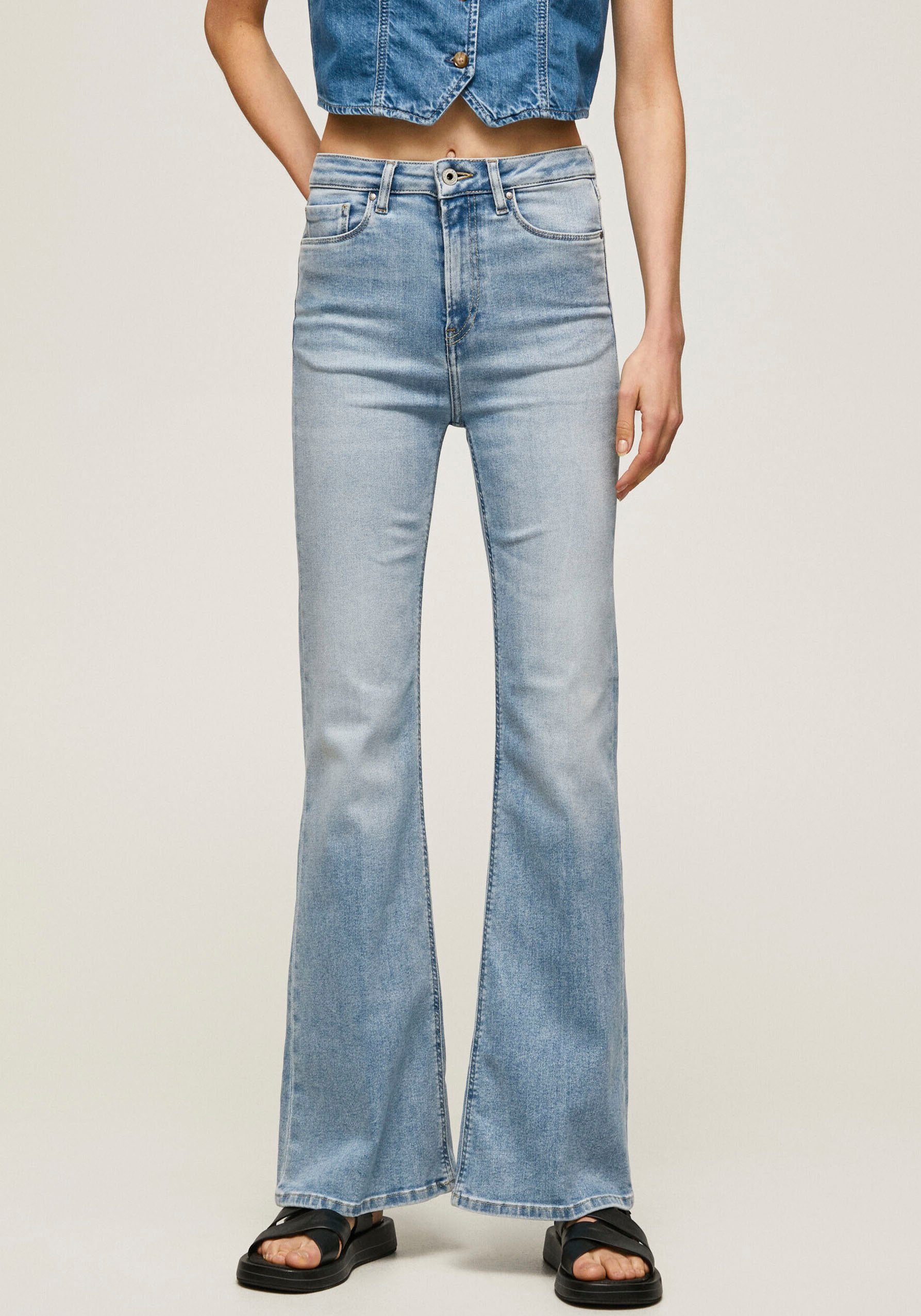 Pepe Jeans High-waist-Jeans Willa
