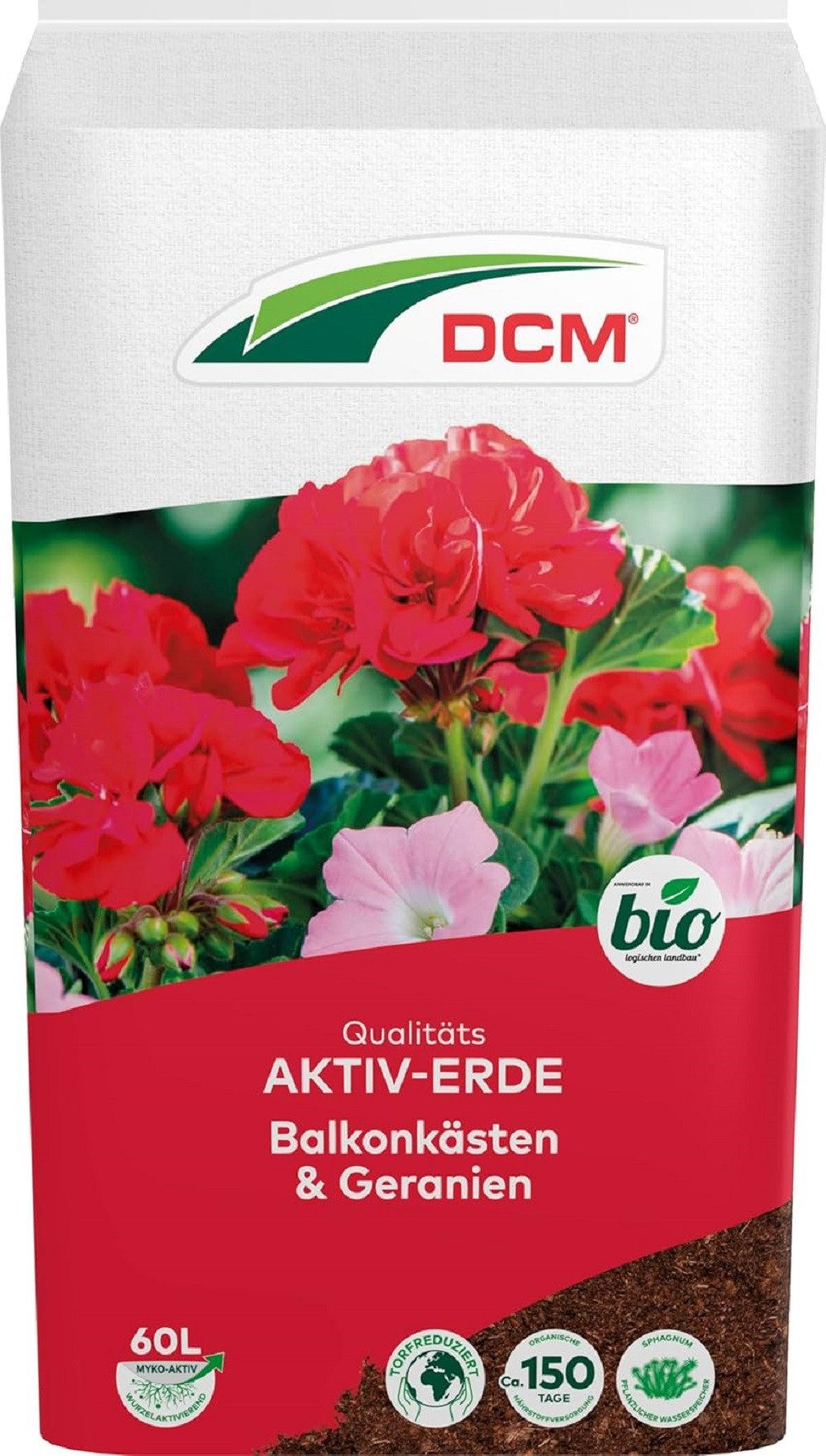 Cuxin DCM Blumenerde Cuxin DCM Aktiv-Erde Balkonkästen & Geranien 60 l