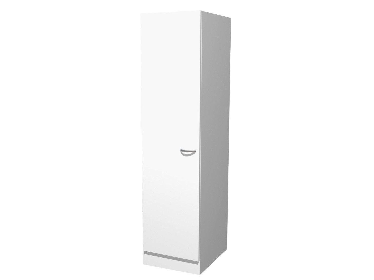 Flex-Well Hochschrank Geschirrschrank - 50 cm breit - Weiß – Witus