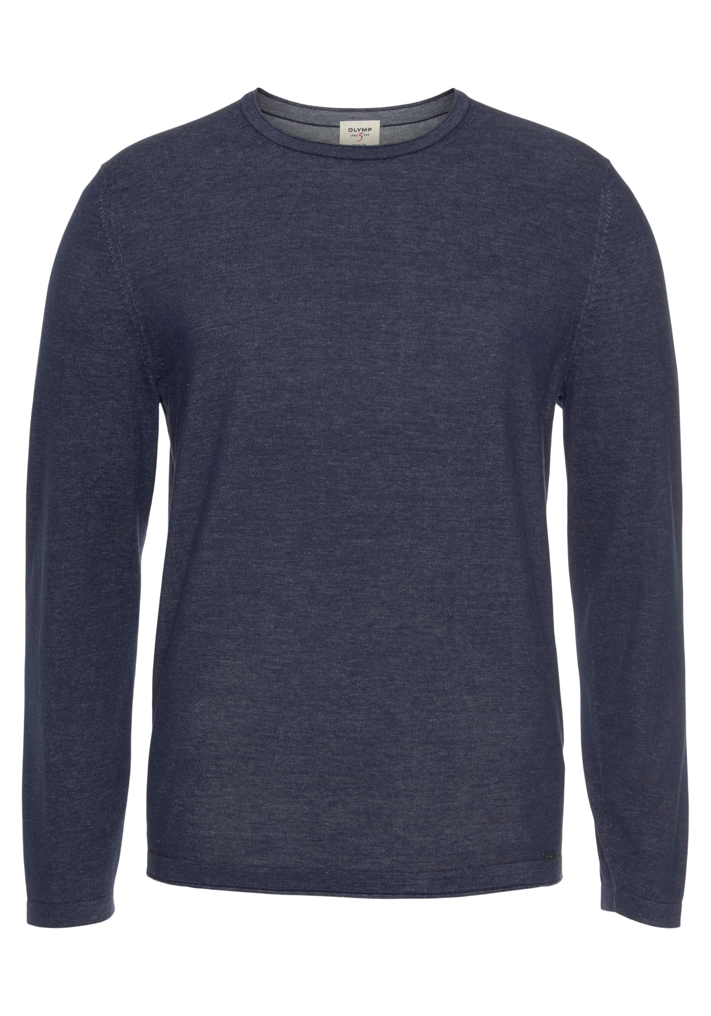 OLYMP Rundhalspullover OLYMP Strick Casual Crew günstig online kaufen