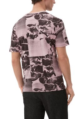 s.Oliver Kurzarmshirt T-Shirt mit Alloverprint