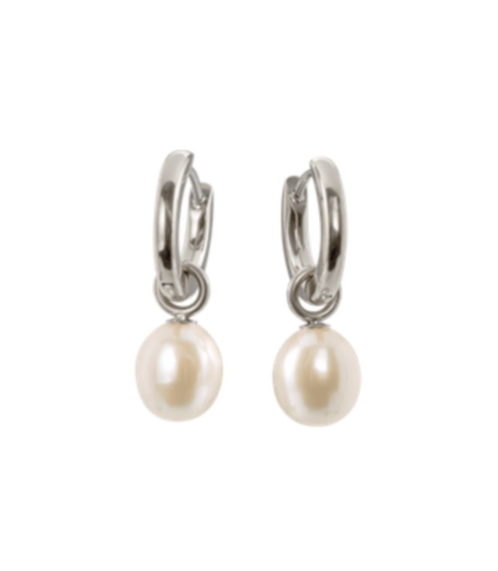 Boccia Paar Creolen Titan Ohrringe mit Einhängern Süßwasser-Zuchtperlen 23 günstig online kaufen