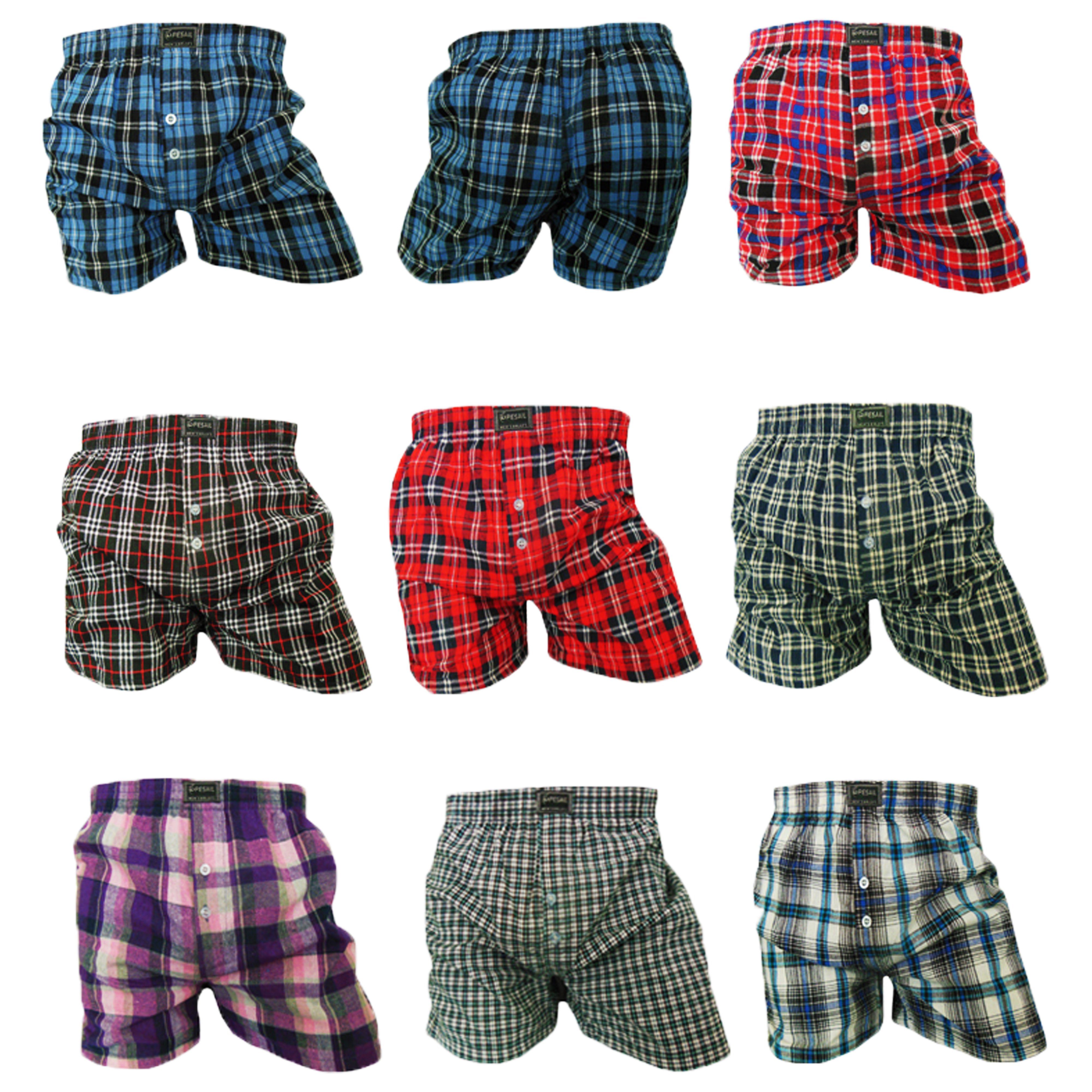 Baumwolle TEXEMP Pack Herren Unterhose Trunks Shorts Webboxer 9er-Pack) Boxershorts Boxer L-3XL Unterwäsche (Spar-Pack, 9er Webboxer