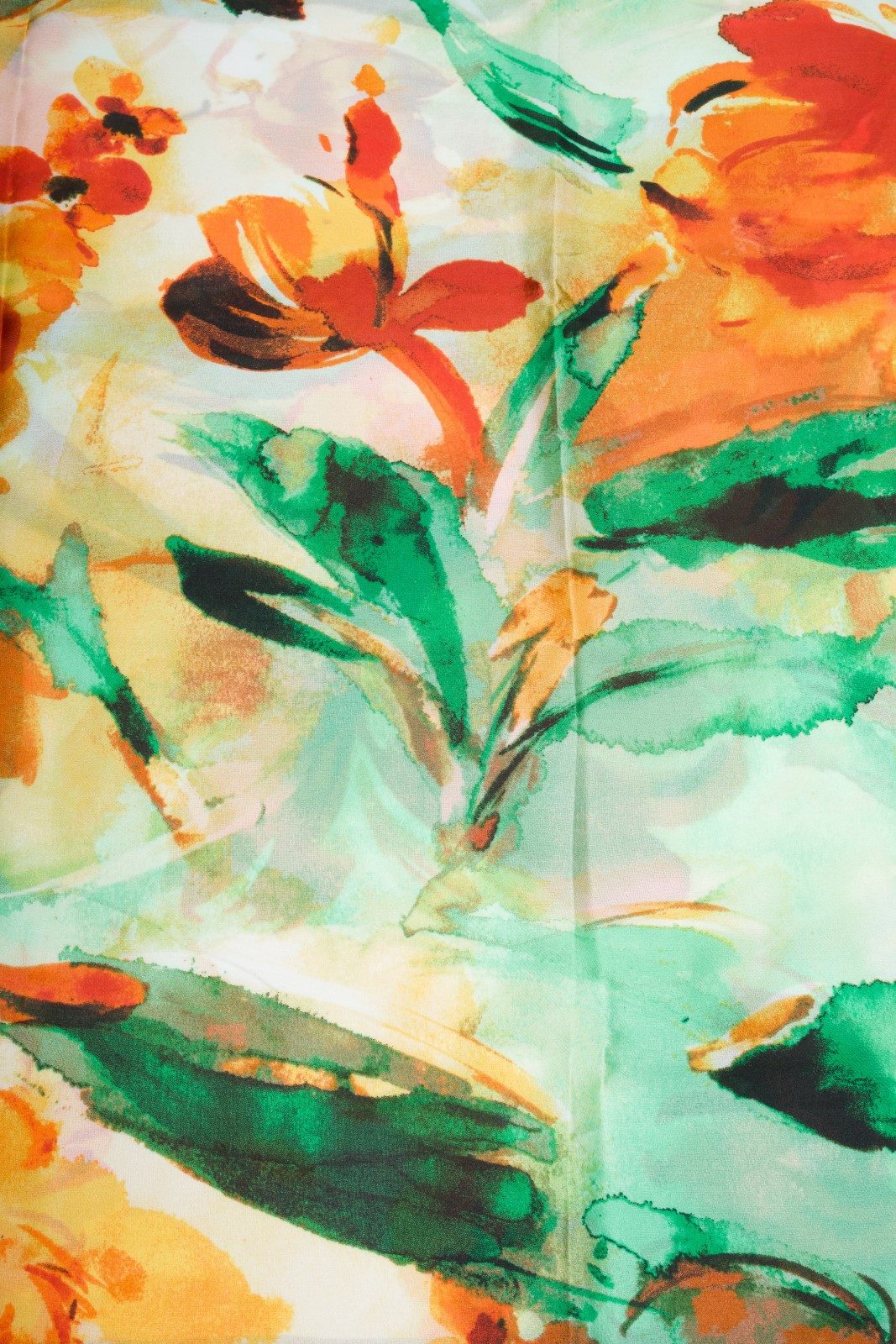 styleBREAKER Modeschal Schal mit Aquarell Blumen günstig online kaufen