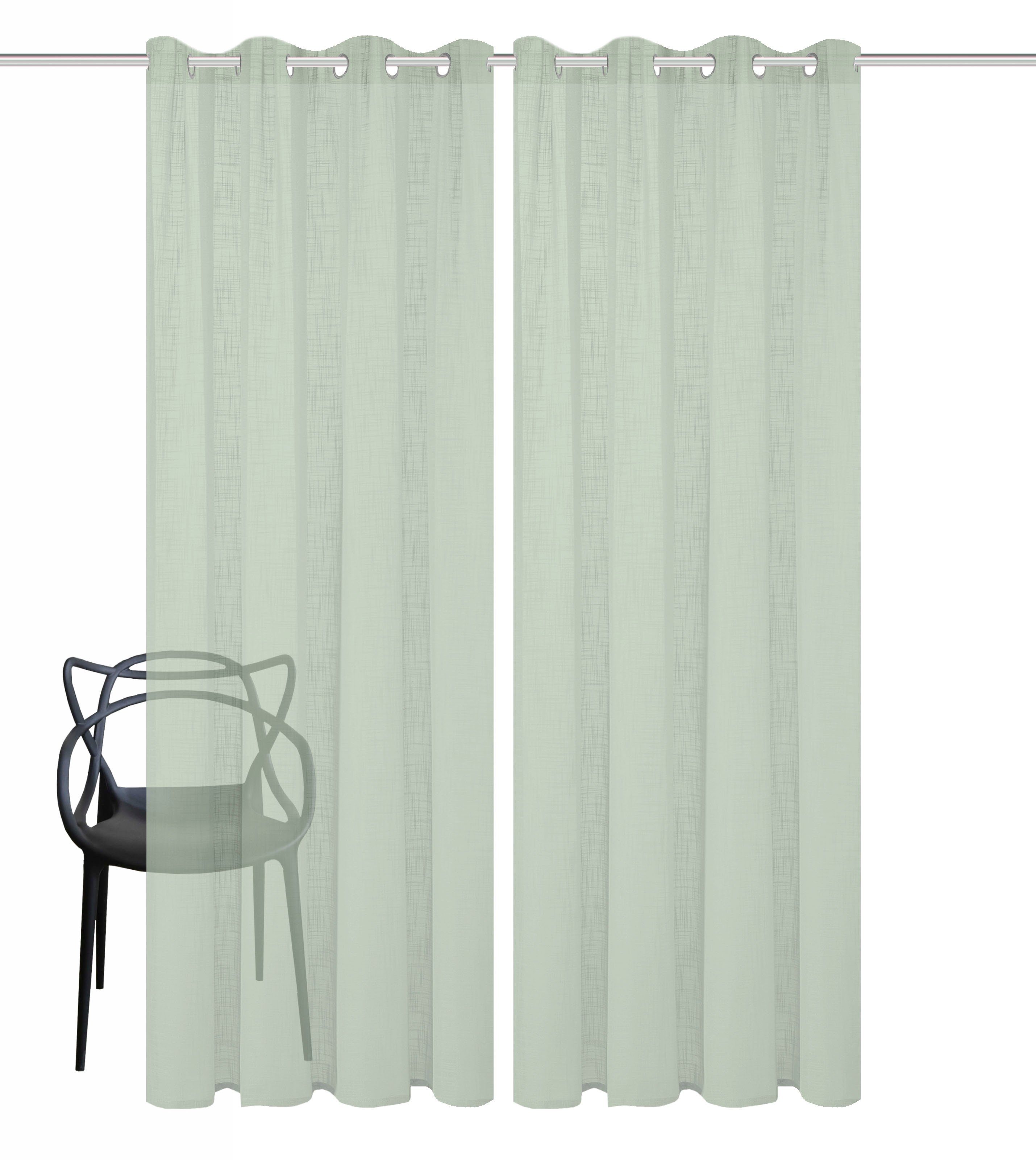 Home Basics Vorhang 080530 Kombiband Fertigschal günstig online kaufen